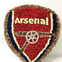 Arsenal Badge floral tribute