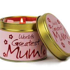 World&#39;s Greatest Mum scented candle