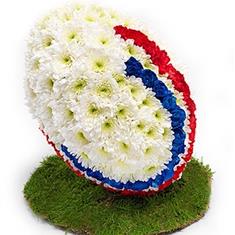 Rugby Ball 3D Funeral Tribute